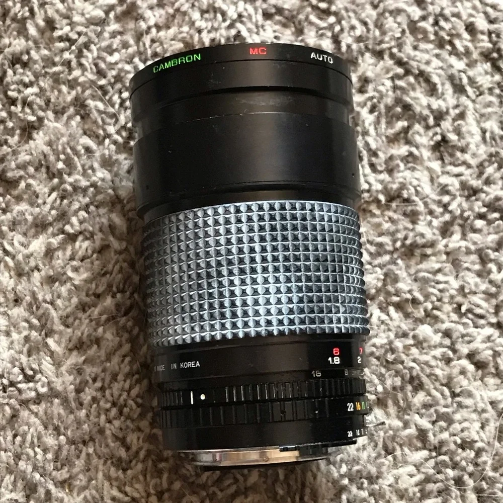 5 never used in tact Nikon/Vivtar lenses